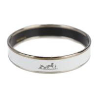 HERMES エルメス バングル メタル ホワイト シルバー【本物保証】