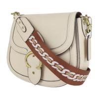 COACH コーチ ショルダーバッグ C0749 レザー アイボリー系 【本物保証】