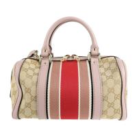 GUCCI グッチ ハンドバッグ 269876 GGキャンバス レザー ベージュ【本物保証】