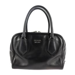 PRADA プラダ ハンドバッグ 1BB011 レザー ブラック 【本物保証】