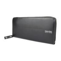 Calvin klein カルバンクライン 長財布 863606 レザー ブラッ【本物保証】