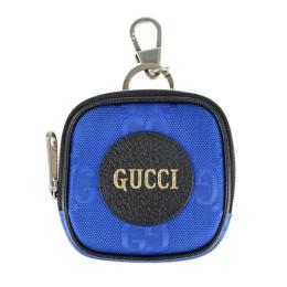 GUCCI グッチ ポーチ 645060 ナイロン ブルー 【本物保証】