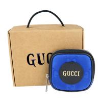 GUCCI グッチ ポーチ 645060 ナイロン ブルー 【本物保証】