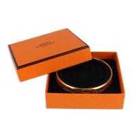 HERMES エルメス バングル メタル 七宝 ゴールド レッド【本物保証】