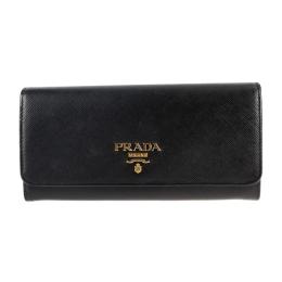 PRADA プラダ 長財布 1MH132 レザー NERO ブラック 【本物保証】