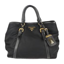 PRADA プラダ ハンドバッグ BN1841 ナイロン レザー ブラック 【本物保証】