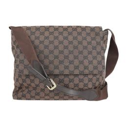 GUCCI グッチ ショルダーバッグ 272351 GGキャンバス レザー ブラ【本物保証】