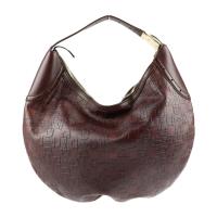 GUCCI グッチ ショルダーバッグ 145764 レザー ボルドー 【本物保証】