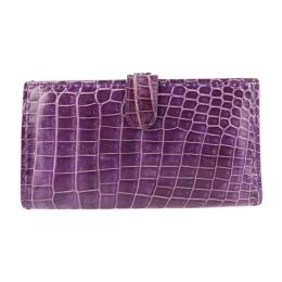 BOTTEGAVENETA ボッテガヴェネタ 長財布 121062 クロコダイル【本物保証】