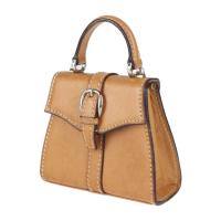 GUCCI グッチ ハンドバッグ 001.090.0234 レザー キャメル 【本物保証】