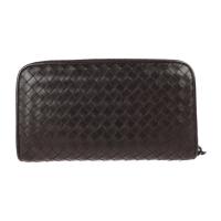 BOTTEGAVENETA ボッテガヴェネタ 長財布 114076 レザー ブラ【本物保証】