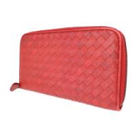 BOTTEGAVENETA ボッテガヴェネタ 長財布 114076 レザー レッ【本物保証】