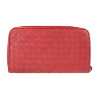 BOTTEGAVENETA ボッテガヴェネタ 長財布 114076 レザー レッ【本物保証】