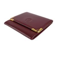 CARTIER カルティエ コインケース L3000158 レザー ボルドー ゴ【本物保証】