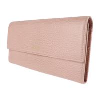 GUCCI グッチ 二つ折り財布 354496 レザー ピンク系 ゴールド金具【本物保証】