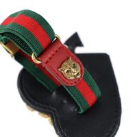 GUCCI グッチ ブレスレット ラインストーン レザー ゴム マルチカラー 【本物保証】