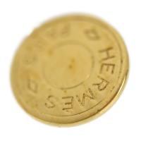 HERMES エルメス ブローチ メタル ゴールド 【本物保証】