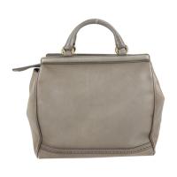 GUCCI グッチ ハンドバッグ 296900 レザー グレー系 【本物保証】