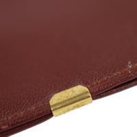 CARTIER カルティエ その他小物 レザー ボルドー ゴールド金具【本物保証】