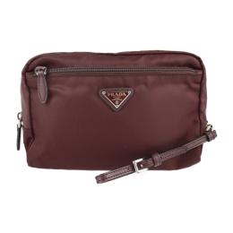 PRADA プラダ クラッチバッグ 1NE394 ナイロン BORDEAUX 【本物保証】