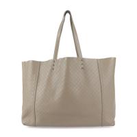 BOTTEGAVENETA ボッテガヴェネタ トートバッグ レザー ベージュ系 【本物保証】