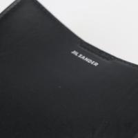 JIL SANDER ジルサンダー ショルダーバッグ レザー ブラック 【本物保証】