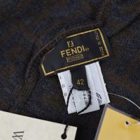 FENDI フェンディ ニットキャップ 9216 7 ウール100% グレー系 【本物保証】