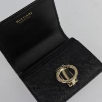 BVLGARI ブルガリ コインケース 289991 レザー ブラック 【本物保証】