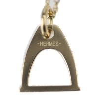 HERMES エルメス ネックレス メタル バッファローホーン ゴールド ブラウ【本物保証】