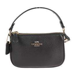 COACH コーチ ハンドバッグ 6386 レザー ブラック 【本物保証】