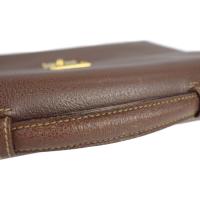 GUCCI グッチ ビジネスバッグ 01529593871 レザー ブラウン ゴ【本物保証】