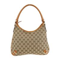 GUCCI グッチ ショルダーバッグ 130738 GGキャンバス レザー ベー【本物保証】