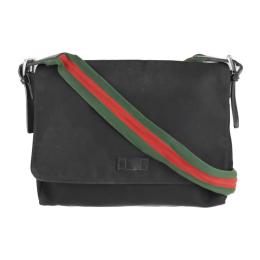 GUCCI グッチ ショルダーバッグ 337073 ナイロンキャンバス レザー 【本物保証】