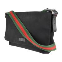 GUCCI グッチ ショルダーバッグ 337073 ナイロンキャンバス レザー 【本物保証】