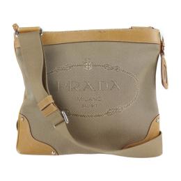 PRADA プラダ ショルダーバッグ BT0537 キャンバス レザー CORD【本物保証】