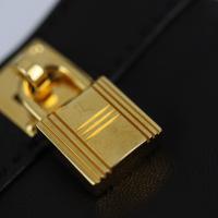 HERMES エルメス 手袋 レザー ブラック 【本物保証】