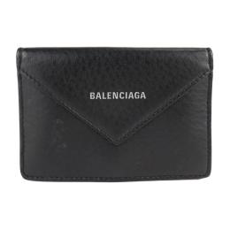 BALENCIAGA バレンシアガ カードケース 499201 レザー ブラック【本物保証】