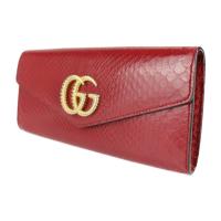 GUCCI グッチ クラッチバッグ 594101 パイソン アンティーク金具 レ【本物保証】