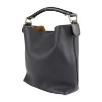 LOEWE ロエベ ハンドバッグ 35212KBR83 レザー ダークネイビー 【本物保証】