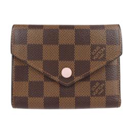 LOUIS VUITTON ルイ ヴィトン 三つ折り財布 N61700 ダミエキ【本物保証】