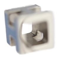 HERMES エルメス ネックレス メタル シルバー ブルー【本物保証】