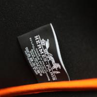 HERMES エルメス ポーチ ポリアミド80% エラスタン20% オレンジ系 【本物保証】