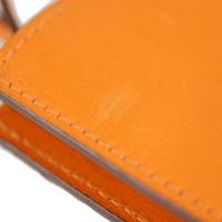 HERMES エルメス ショルダーバッグ ボックスカーフ オレンジ 【本物保証】