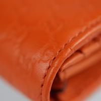 GUCCI グッチ 二つ折り財布 449396 レザー オレンジ 【本物保証】