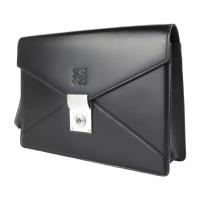 LOEWE ロエベ クラッチバッグ 351.75.001 カーフレザー ブラック【本物保証】