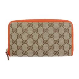 GUCCI グッチ 長財布 363423 GGキャンバス レザー ベージュ オレ【本物保証】