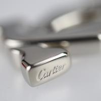 CARTIER カルティエ キーホルダー メタル シルバー 【本物保証】