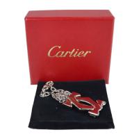 CARTIER カルティエ キーホルダー メタル シルバー 【本物保証】