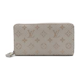 LOUIS VUITTON ルイ ヴィトン 長財布 N97773 パイソン ホワ【本物保証】