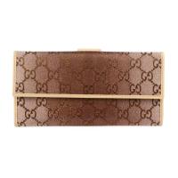 GUCCI グッチ 長財布 269970 キャンバス レザー ローズグラデーショ【本物保証】